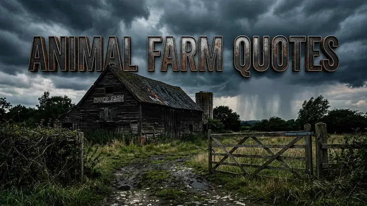 55 Powerful Animal Farm Quotes on Political Satire, Propaganda & Corrupted Power