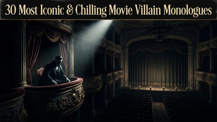30 Most Iconic & Chilling Movie Villain Monologues in Cinema