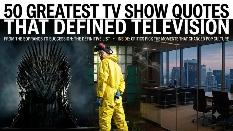 50 Best TV Show Quotes of All Time from Prestige Drama