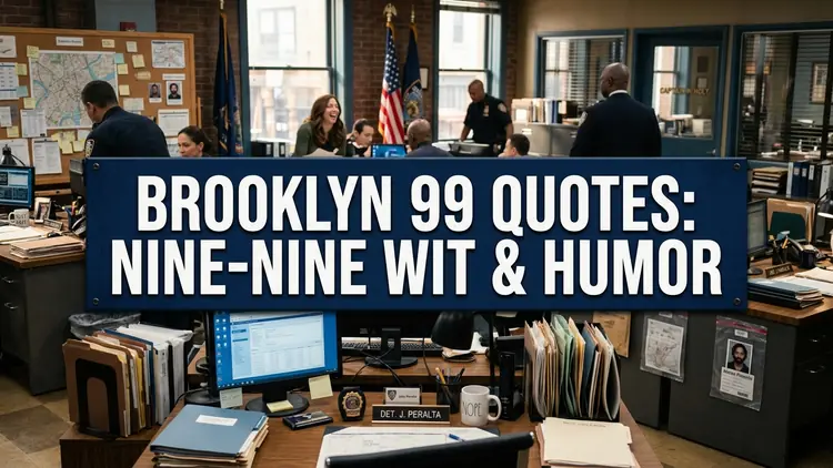 70 Hilarious Brooklyn 99 Quotes: Nine-Nine Wit, Holt Deadpan & Peralta Shenanigans