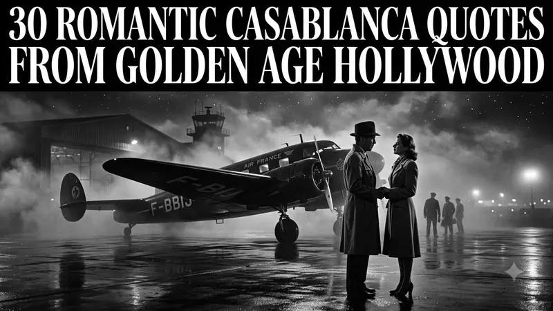 35 Iconic Casablanca Quotes on Love, Fate & Sacrifice