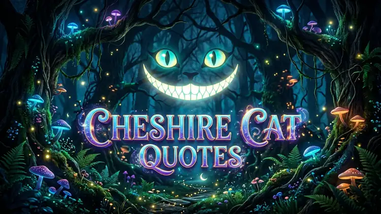 50 Enigmatic Cheshire Cat Quotes on Nonsense Philosophy, Curious Paths & Mad Wisdom
