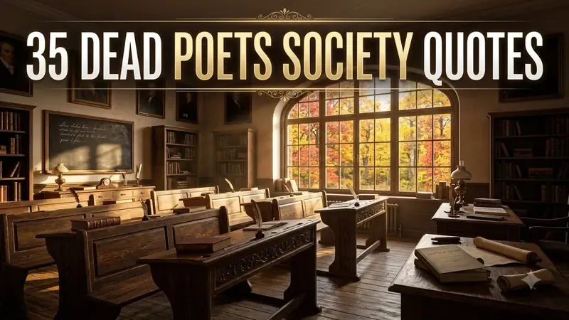 35 Dead Poets Society Quotes on Carpe Diem & Poetry