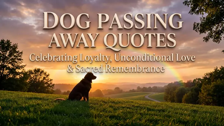 55 Heartfelt Dog Passing Away Quotes Celebrating Unconditional Devotion & Loyalty