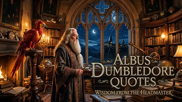 68 Profound Dumbledore Harry Potter Quotes on Choice, Light in Darkness & Death's Next Adventure