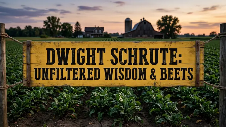 70 Dwight Schrute The Office Quotes: Beet Farming Wisdom, Martial Arts & Unfiltered Loyalty