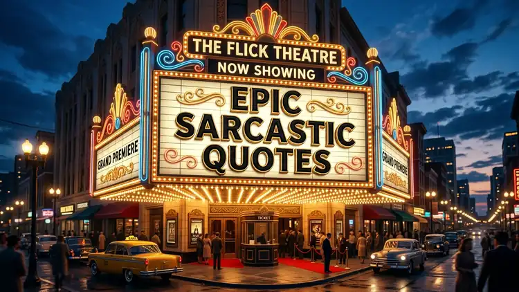 65 Epic Sarcastic Quotes: Deadpan Comedy, Meta-Humor & Sharp Truths