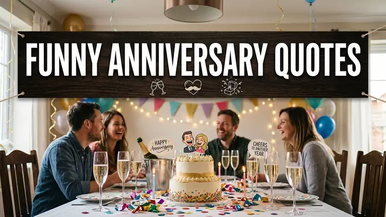 75 Funny Marriage Anniversary Quotes: Surviving Years, Sarcasm & Matrimonial Wit
