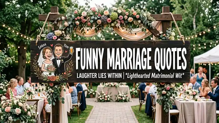 75 Funny Marriage Quotes: Compromise, Remote Controls & Surviving Matrimony with Wit