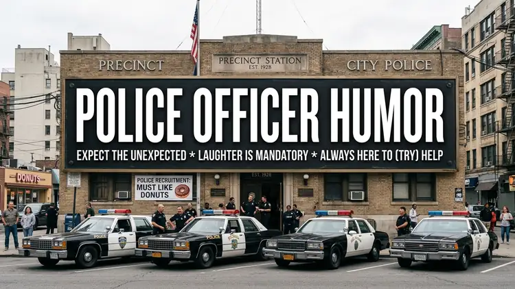 70 Funny Police Officer Quotes: Squad Car Humor, Donut Banter & Law Enforcement Wit