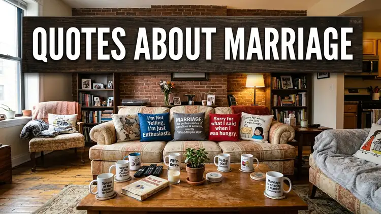 80 Funny Quotes About Marriage: Domestic Chaos, Sarcastic Banter & Loving Through It