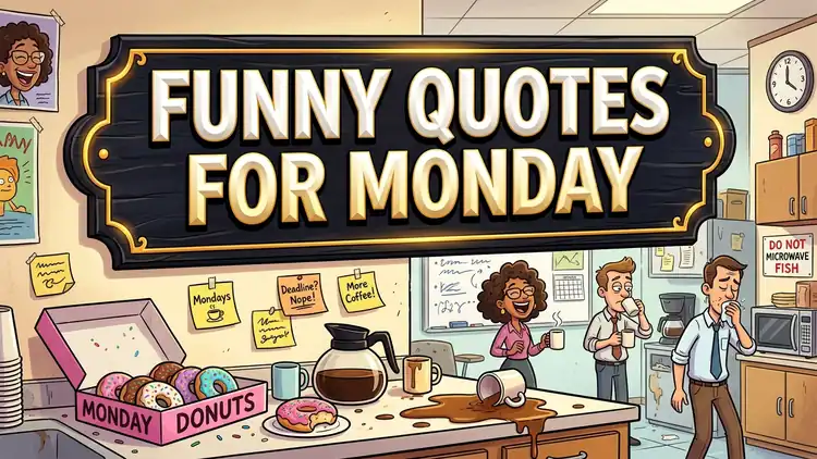 80 Hilarious Funny Quotes for Monday: Cubicle Comedy, Coffee Panic & Weekly Grit