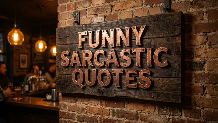 65 Funny Sarcastic Quotes: Deadpan Comedy, Snark & Everyday Chaos