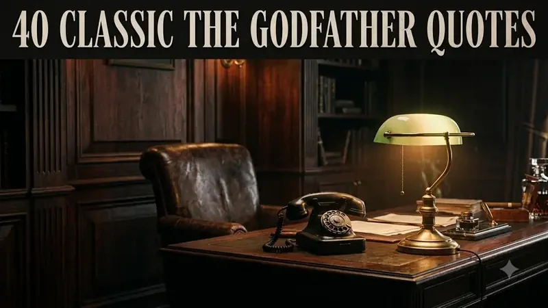 40 Iconic Godfather Quotes on Power, Family & Respect