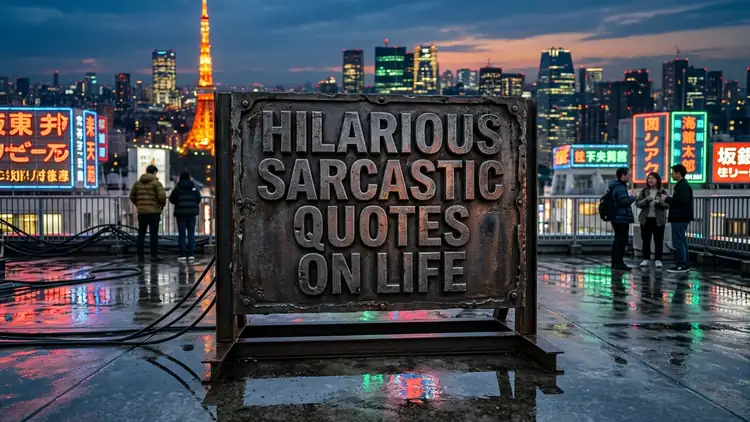 70 Hilarious Sarcastic Quotes on Life: Laughing Through Chaos & Modern Absurdity