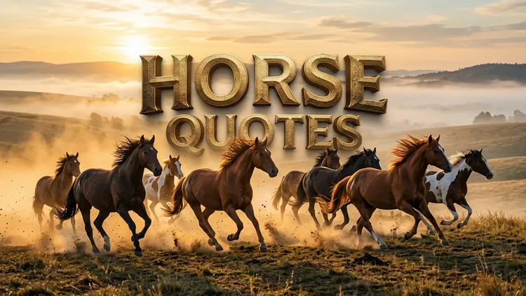 60 Majestic Horse Quotes on Equine Grace, Wild Spirit, Freedom & Companionship