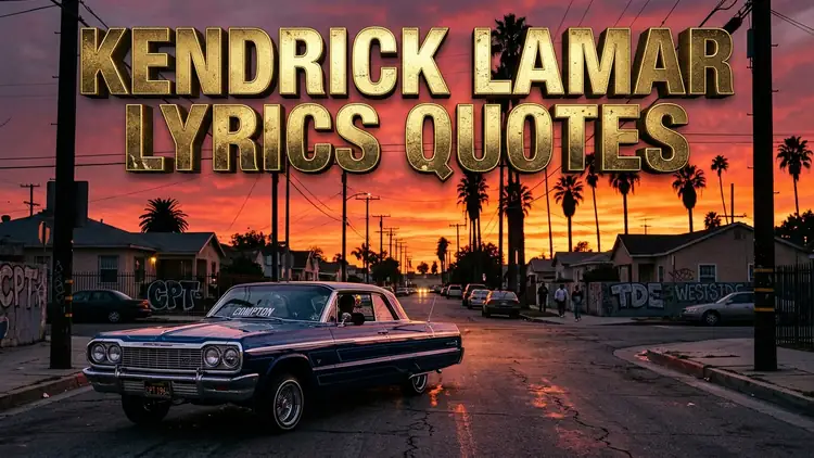 55 Powerful Kendrick Lamar Lyrics Quotes on Resilience, Moral Dualism & Hip-Hop Poetry