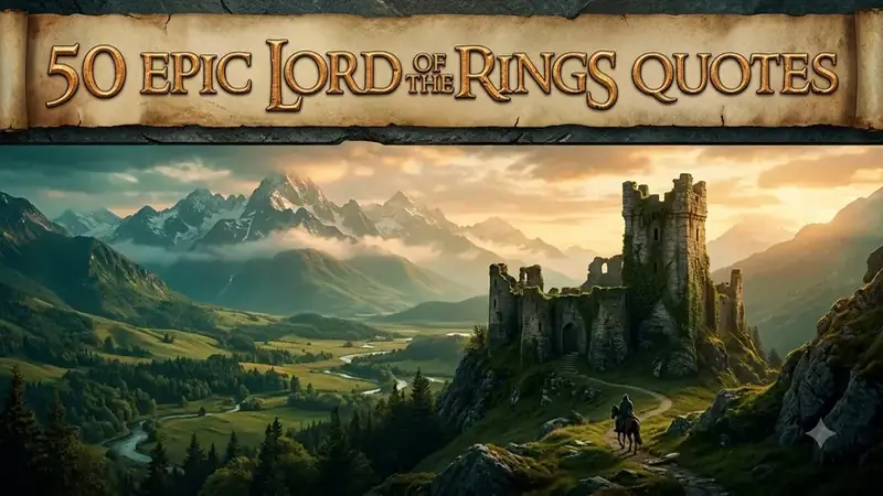 50 Epic Lord of the Rings Quotes on Hope & Fellowship