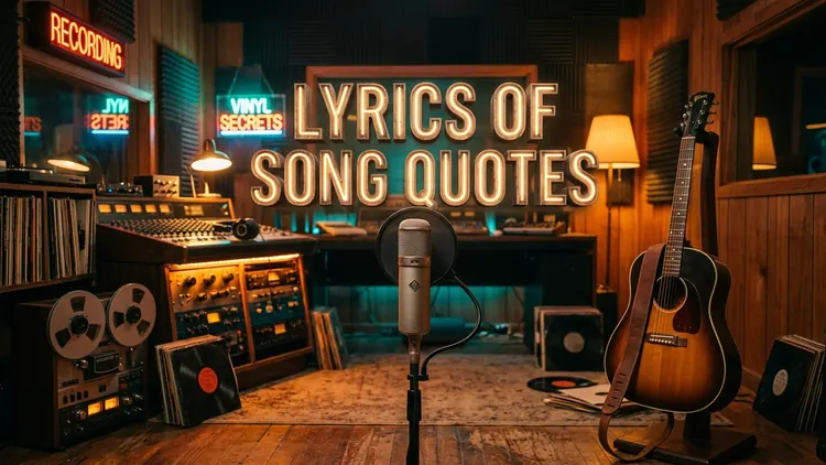60 Iconic Lyrics of Song Quotes: Poetic Meter, Narrative Storytelling & Timeless Echoes