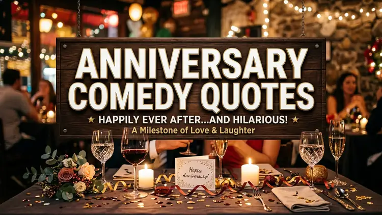 80 Marriage Anniversary Comedy Quotes: Hilarious Milestones & Banter