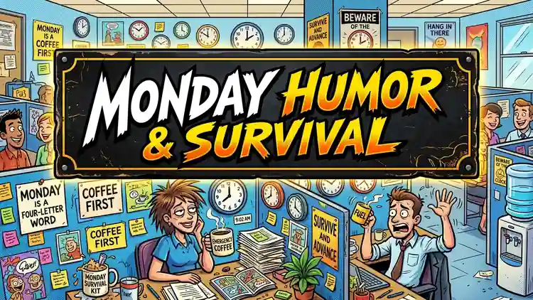 70 Monday Humor Quotes: Surviving Alarm Clocks, Procrastination & 9 to 5 Sarcasm