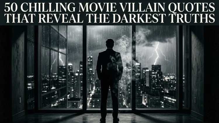 50 Chilling Movie Villain Quotes That Stole the Show
