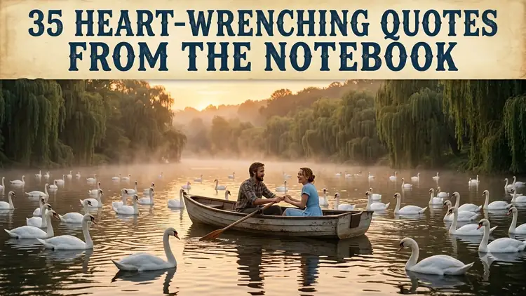 35 Passionate The Notebook Quotes on Enduring Love, Destiny & Memory