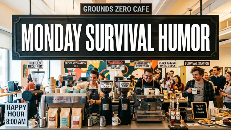 75 Quotes on Monday Funny: Surviving the Weekly Grind, Caffeine Panic & Cubicle Wit