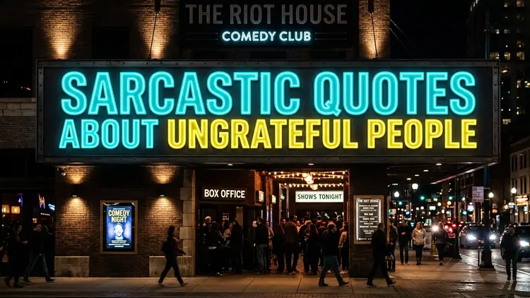 65 Sarcastic Quotes About Ungrateful People: Setting Boundaries with Savage Wit