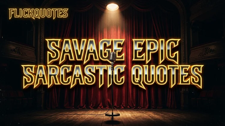 70 Savage Epic Sarcastic Quotes: Razor Wit & Legendary Comebacks