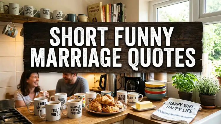 80 Short Funny Marriage Quotes: Snappy One-Liners & Matrimonial Wit
