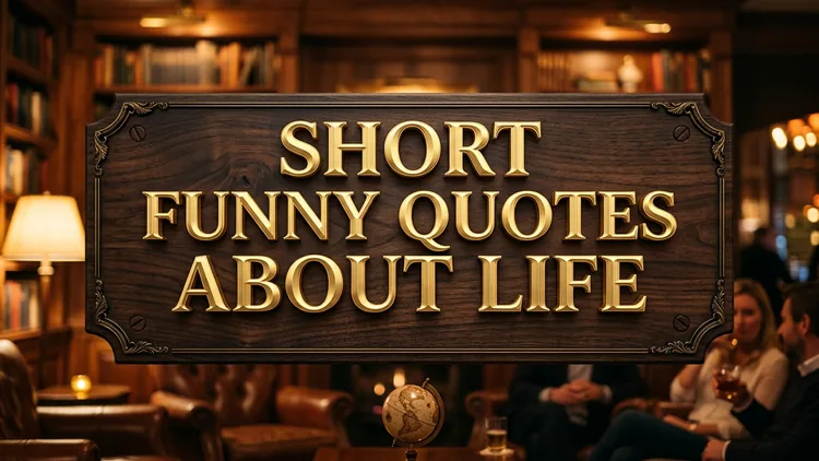 65 Short Funny Quotes About Life: Relatable Truths, Sarcasm & Daily Absurdity