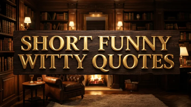 65 Short Funny Witty Quotes: Oscar Wilde, Mark Twain & Clever Comebacks